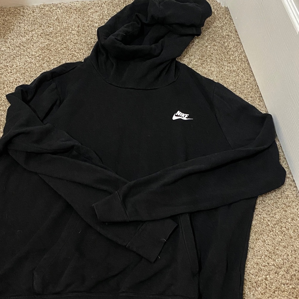 Nike  Black Turtleneck Sweater